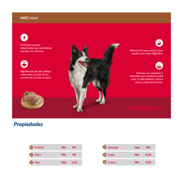 Ricocan Paté Carne – Perros adultos - Imagen 2
