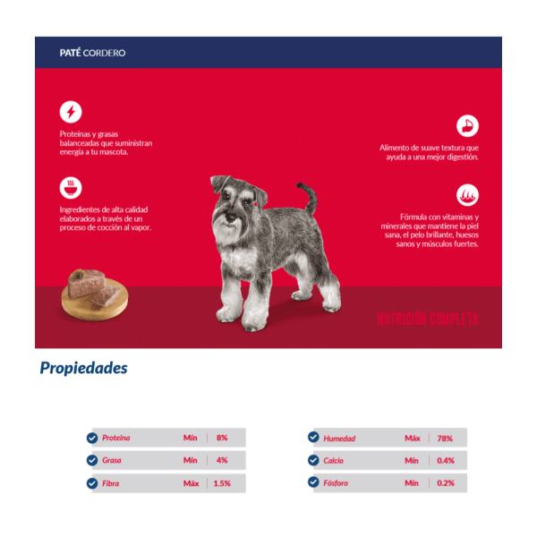 Ricocan Paté Cordero – Perros adultos - Imagen 2